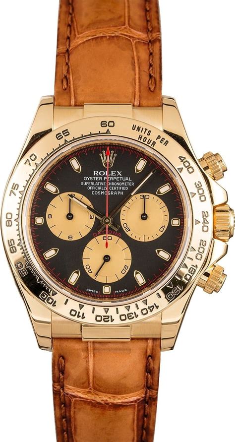 bracelet rolex daytona cuir|Rolex daytona steel bezel.